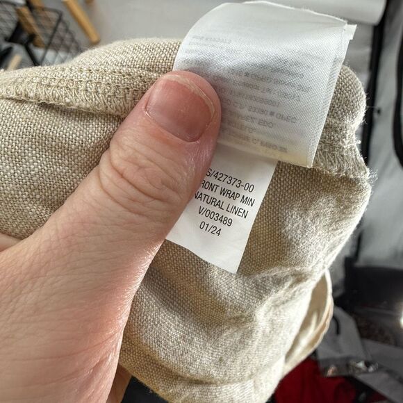 Old Navy Women’s XXL Tan Wrap Skort Skirt Linen Summer New - Picture 7 of 7